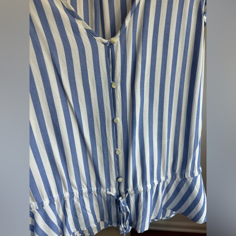Rails Breton Monaco Stripe Top Size Small - image 7